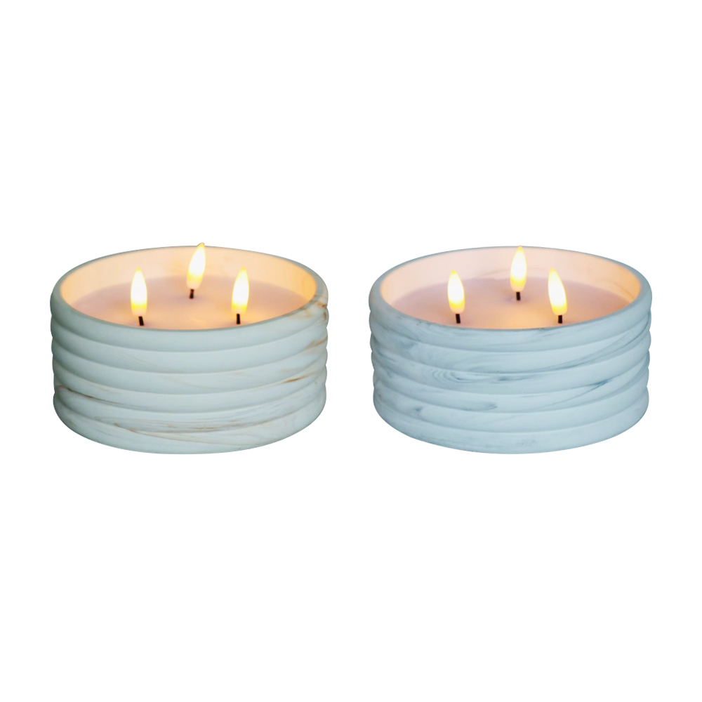 Cimento LED 3D Electronic Wick Candle for Home Decorations