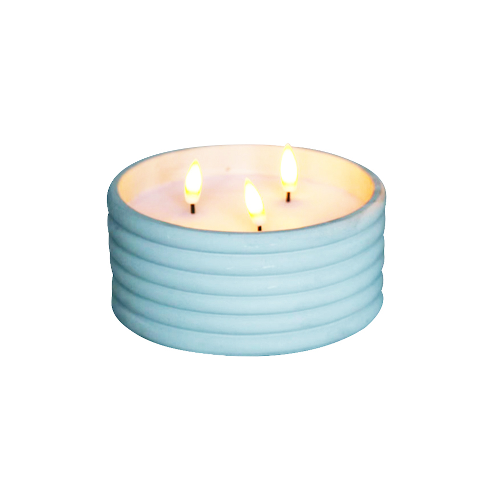 Cimento LED 3D Electronic Wick Candle for Home Decorations